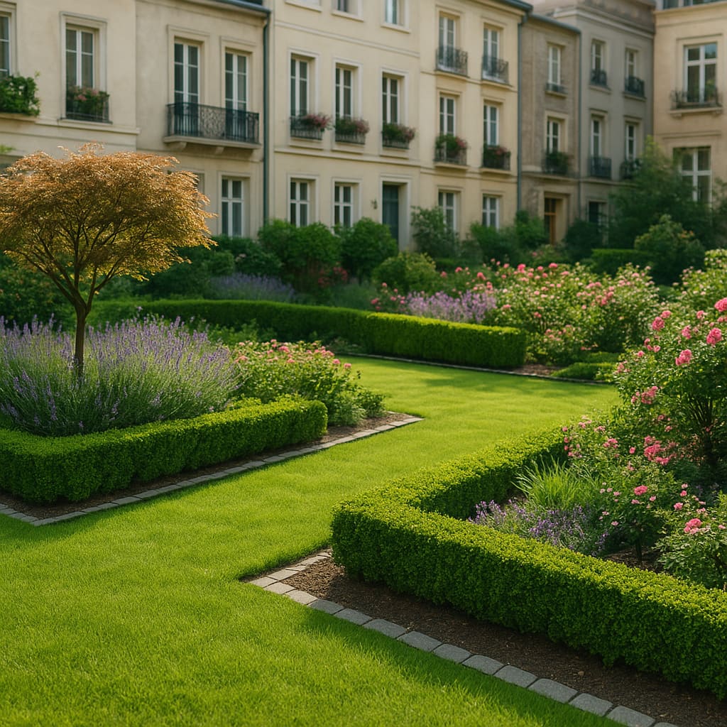 Gepflegter Garten in München